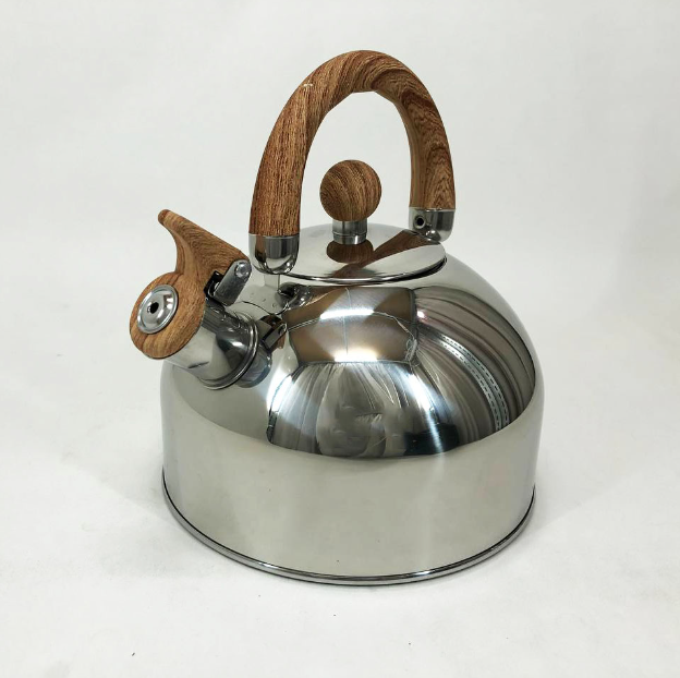 Чайник со свистком Unique UN-5302 нержавеющая сталь 2,5 л Коричневый Чайник со свистком Unique UN-5302 нержавеющая сталь 2,5 л Коричневый