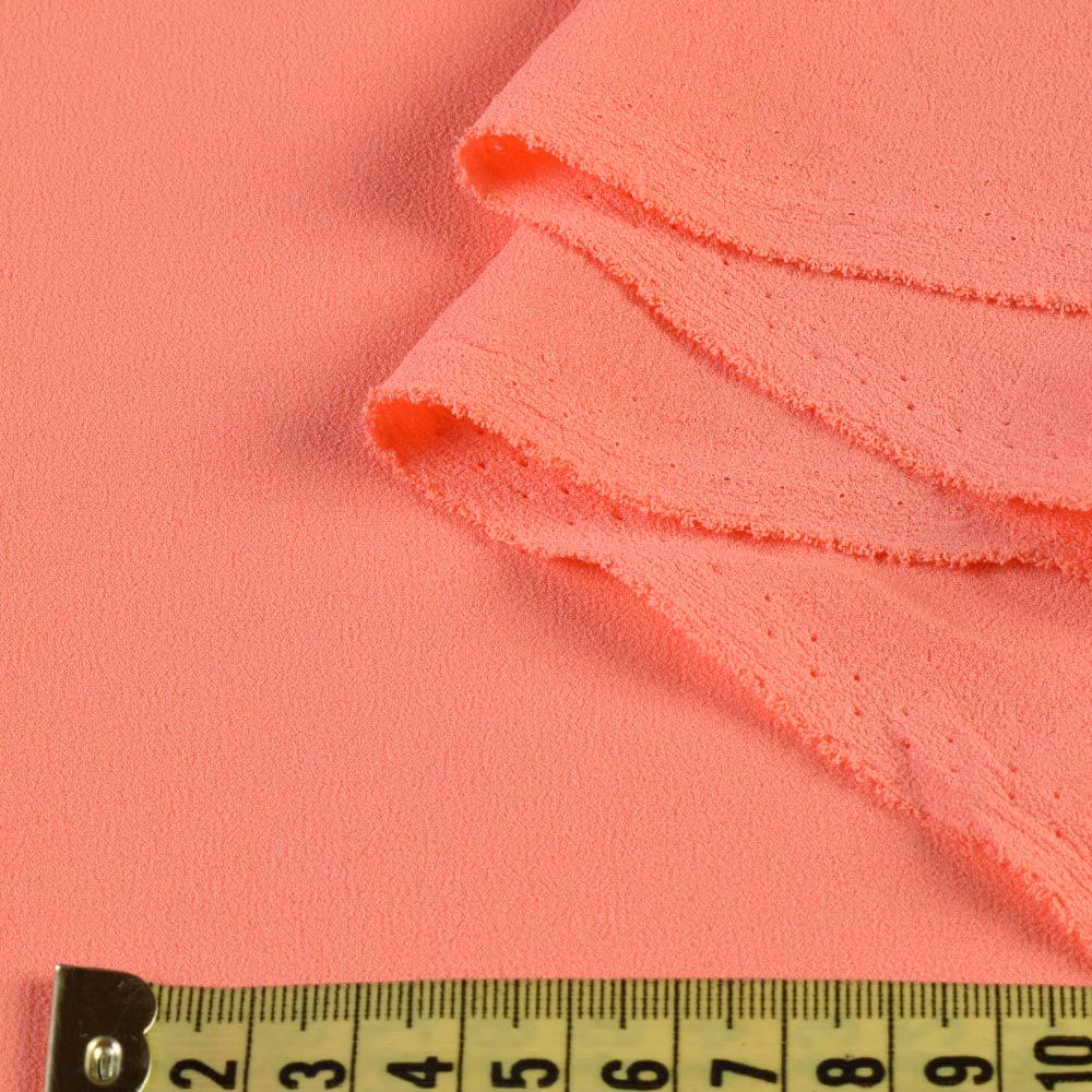 Ткань креп стрейч ширина 150 см Оранжевый (11412.050) - фото 3 Ткань креп стрейч ширина 150 см Оранжевый (11412.050) - фото 3
