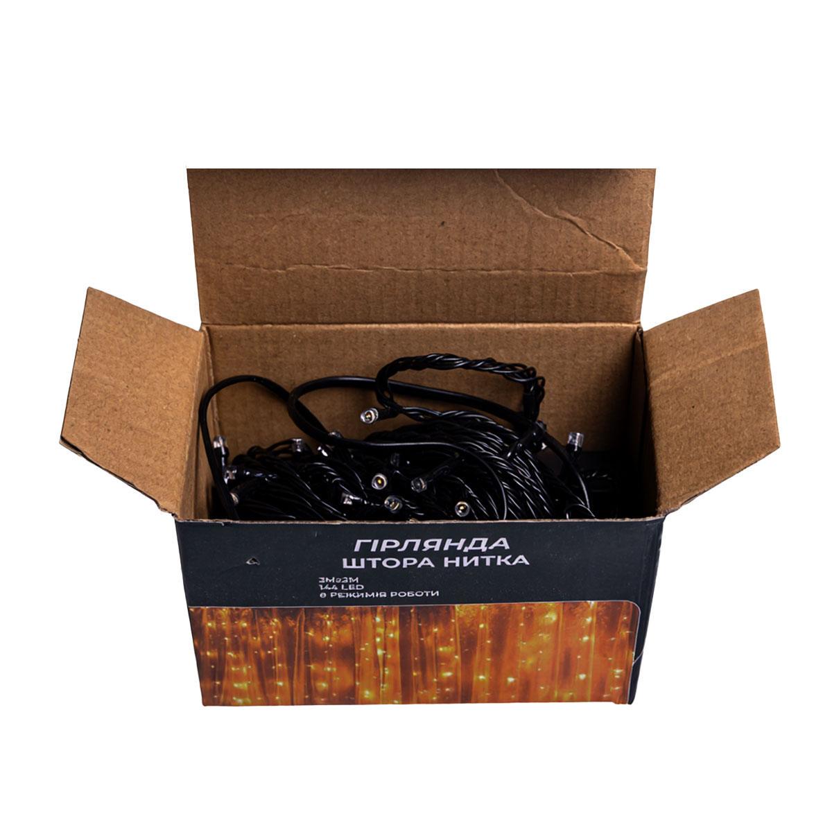 Гірлянда кімнатна Штора ZWM32144LEDY 3х2 м 144 LED Білий/Жовтий (29912830) - фото 7 Гірлянда кімнатна Штора ZWM32144LEDY 3х2 м 144 LED Білий/Жовтий (29912830) - фото 7