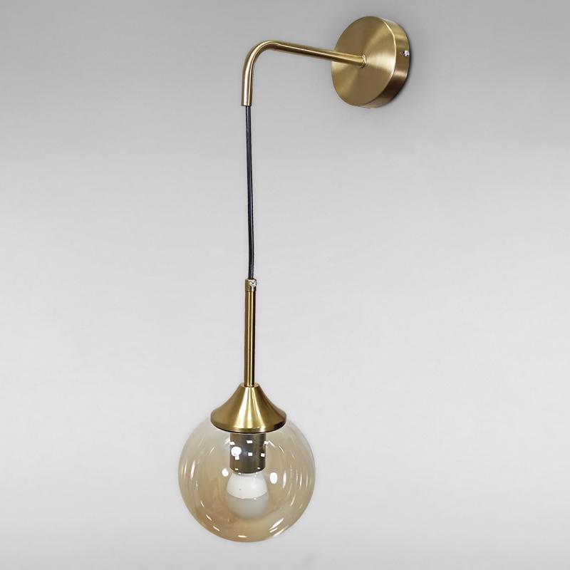 Бра на 1 лампу Bulb Бронзовий (52-W4412-1 BRZ+BR)