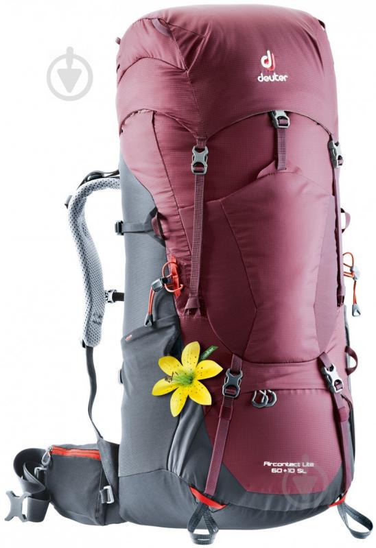 Рюкзак Deuter Aircontact Lite 60+10 SL Graphite-Maron (1052-4340218 5423)