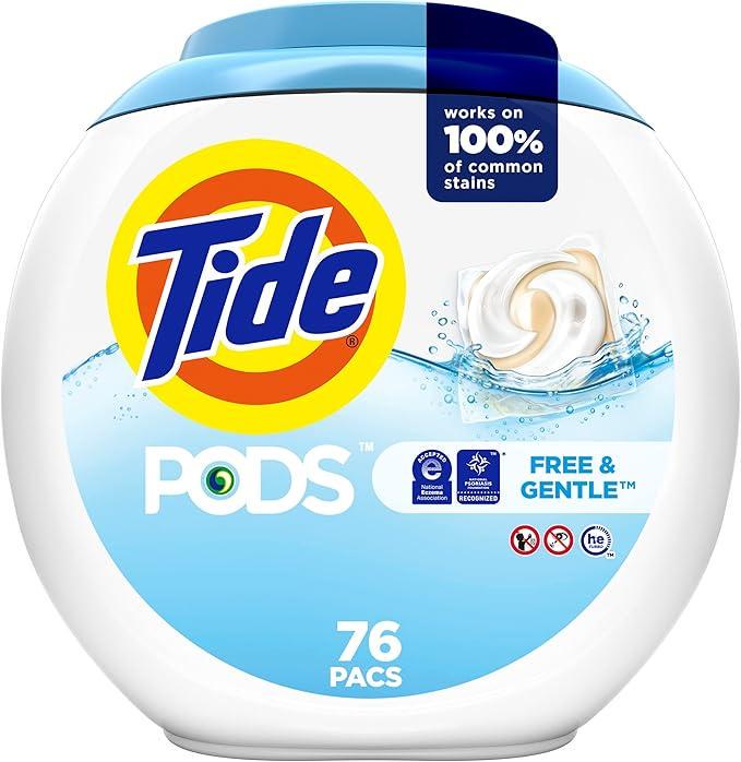 Капсули для прання Tide PODS Free & Gentle 76 шт.