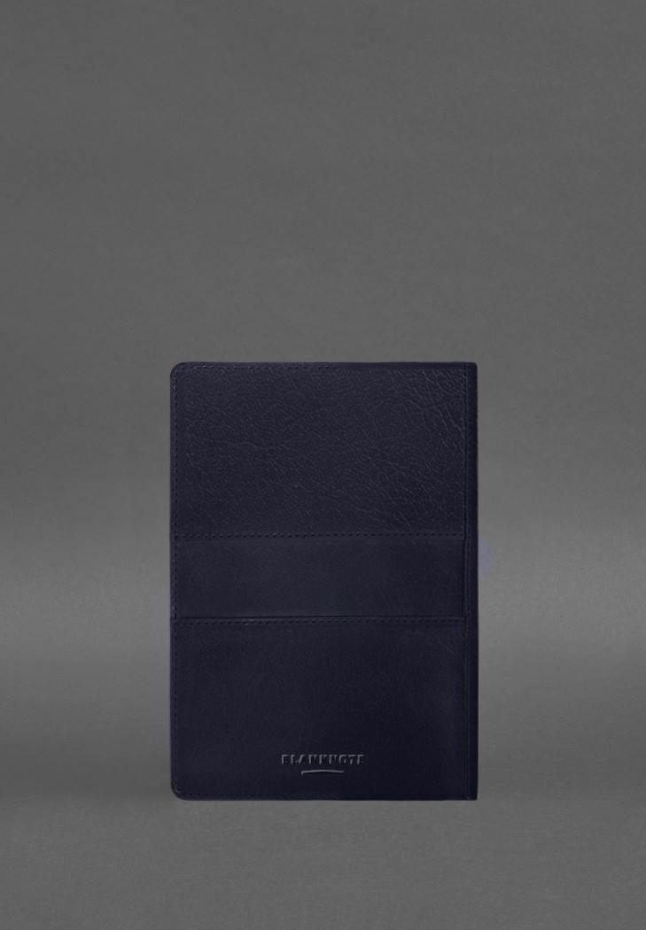 Блокнот шкіряний Софт-бук 9.3 Краст А5 Синій (A-028014) - фото 2