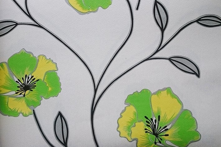 Обои на бумажной основе Шарм 100-03 Калипсо 0,53х10 м Желто-зеленый (6348182d545099340e54bf81)