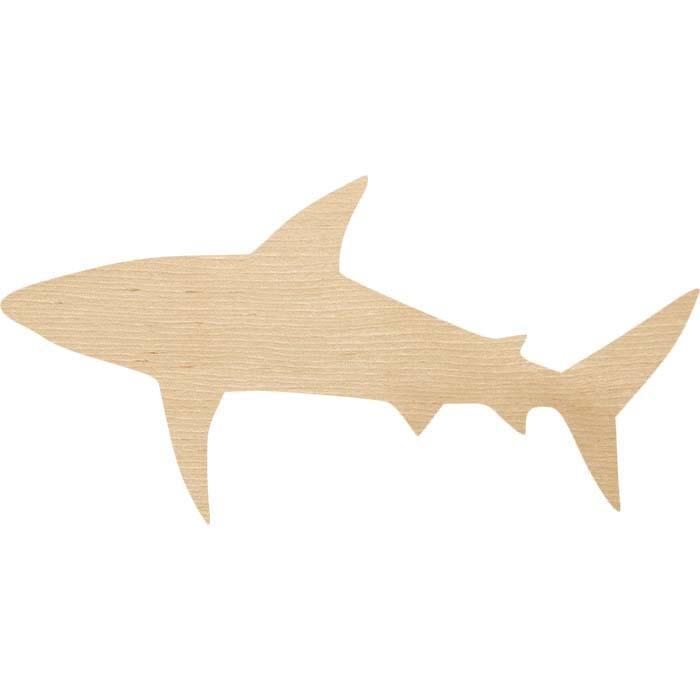 Заготівля з фанери Акула №6 5x2,5 см (2801170349)