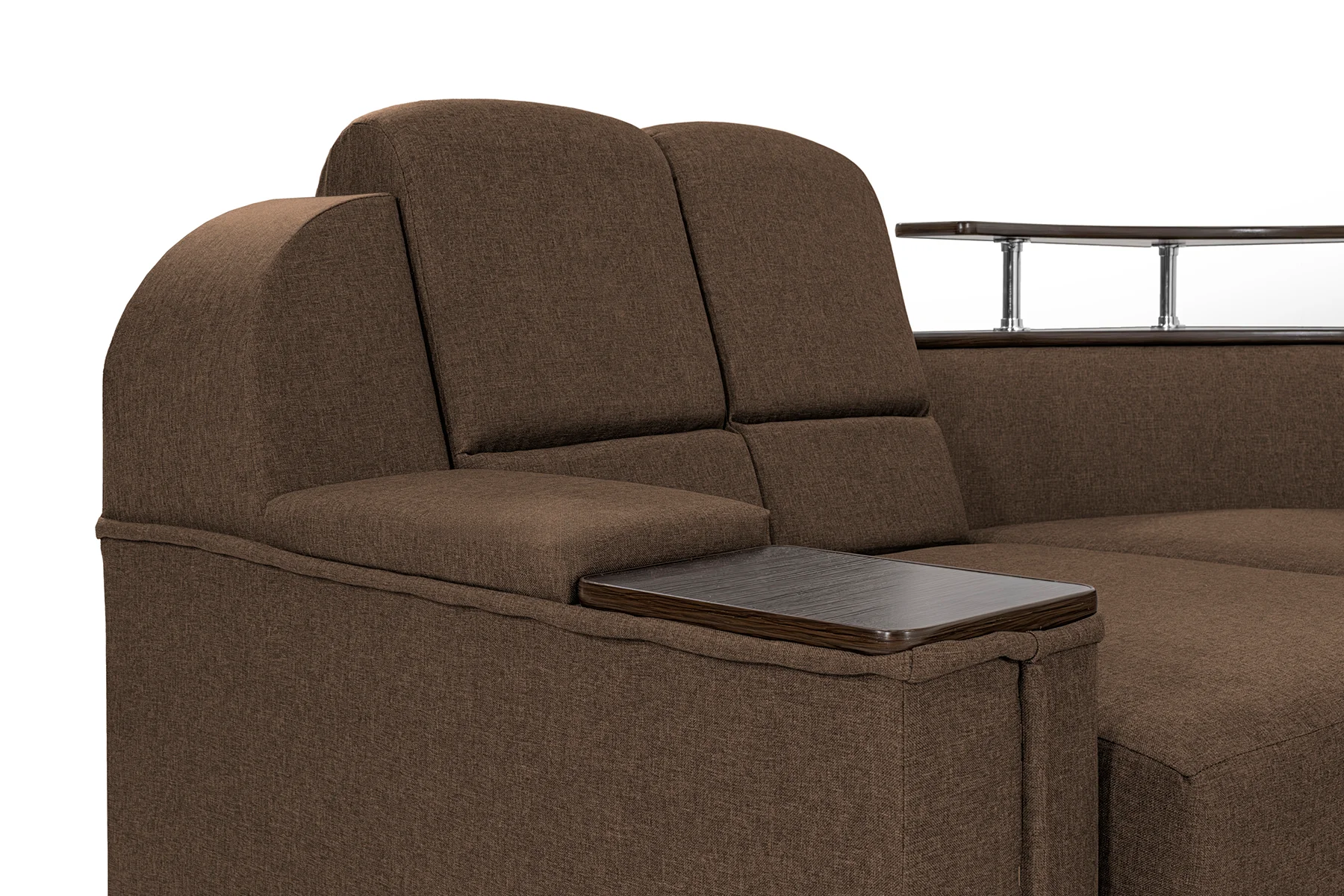 Диван угловой Меркурий 255х185 см Коричневый (25484948) - фото 6 Диван угловой Меркурий 255х185 см Коричневый (25484948) - фото 6