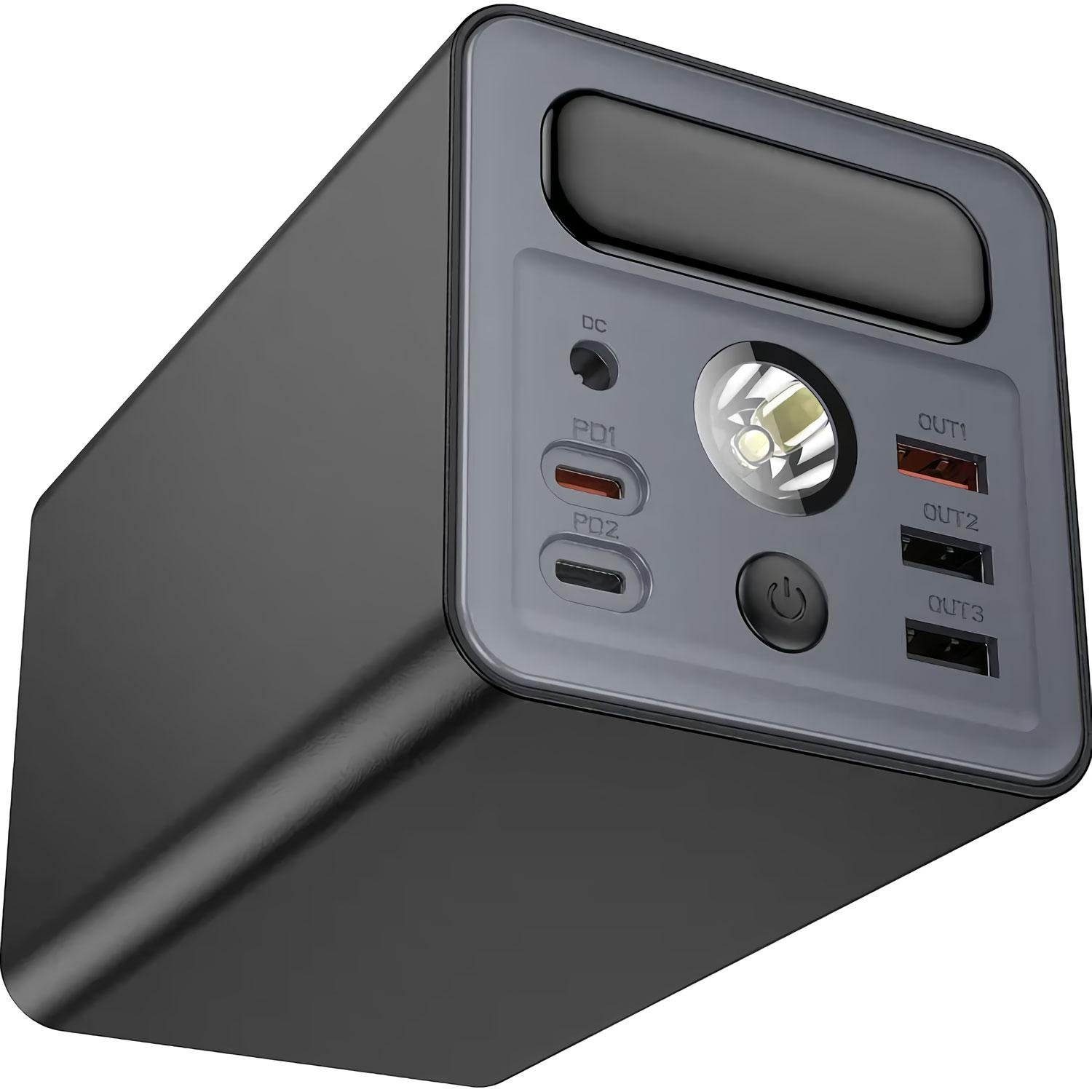 Внешний аккумулятор Hoco Distant J138 60000 mAh 22,5W Black - фото 4 Внешний аккумулятор Hoco Distant J138 60000 mAh 22,5W Black - фото 4