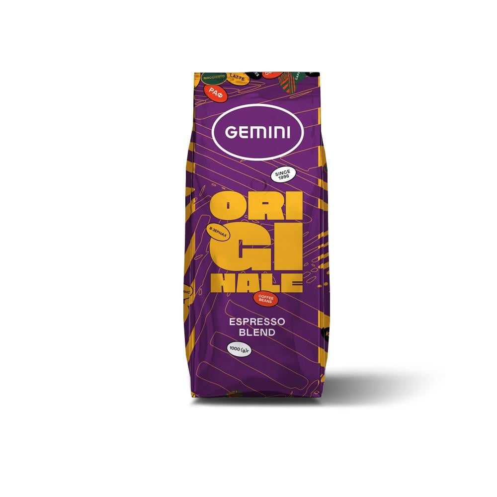Кофе в зернах Gemini Espresso Originale 1 кг (11605) Кофе в зернах Gemini Espresso Originale 1 кг (11605)