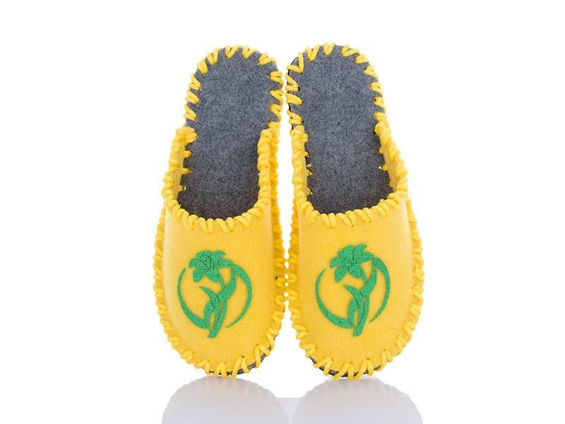 Тапочки фетрові жіночі VENDS р. 36-37 Жовтий (199)