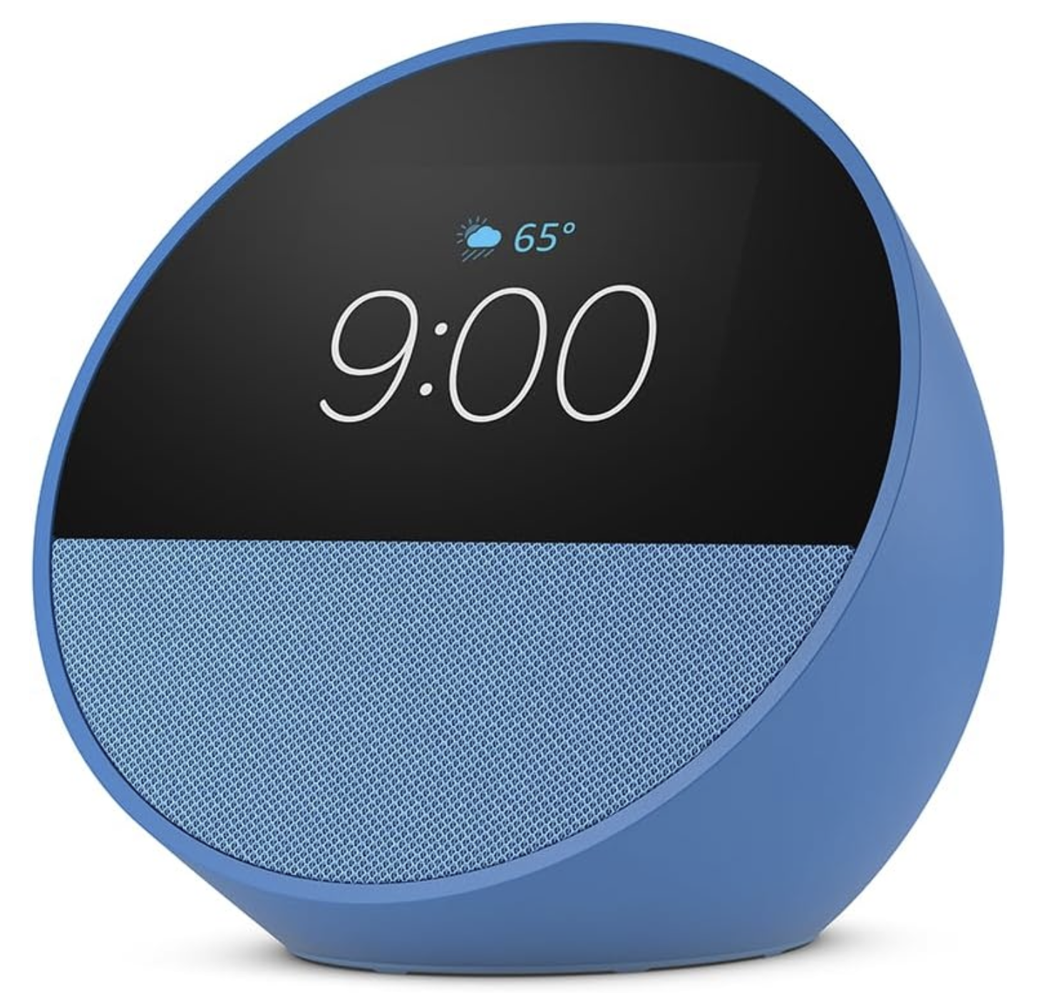 Розумна колонка Amazon Echo Spot 2024 release Smart alarm clock Англійська мова Blue
