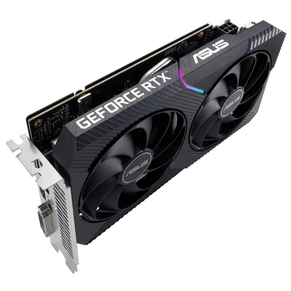 Відеокарта Asus RTX 3050 8 Гб GDDR6 14000 МГц (DUAL-RTX3050-O8G-V2) - фото 2