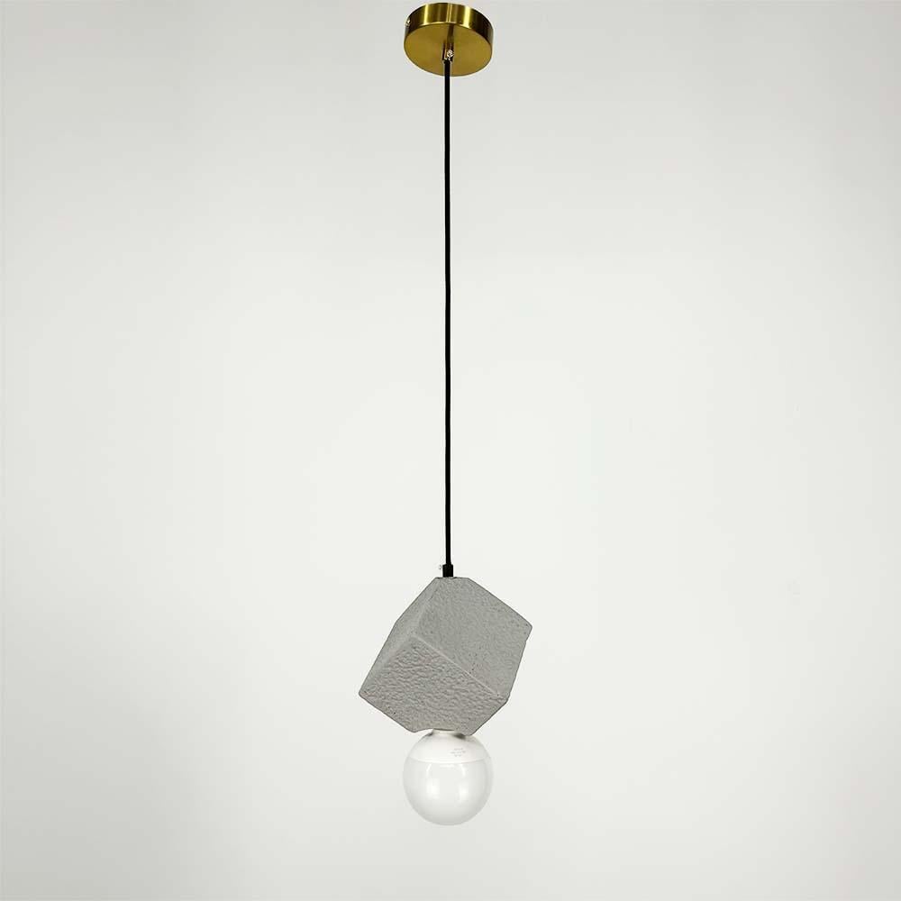 Подвес Line.F MJ 168/1 GR Truzzo Quadro с серым бетонным плафоном (3183_6420)