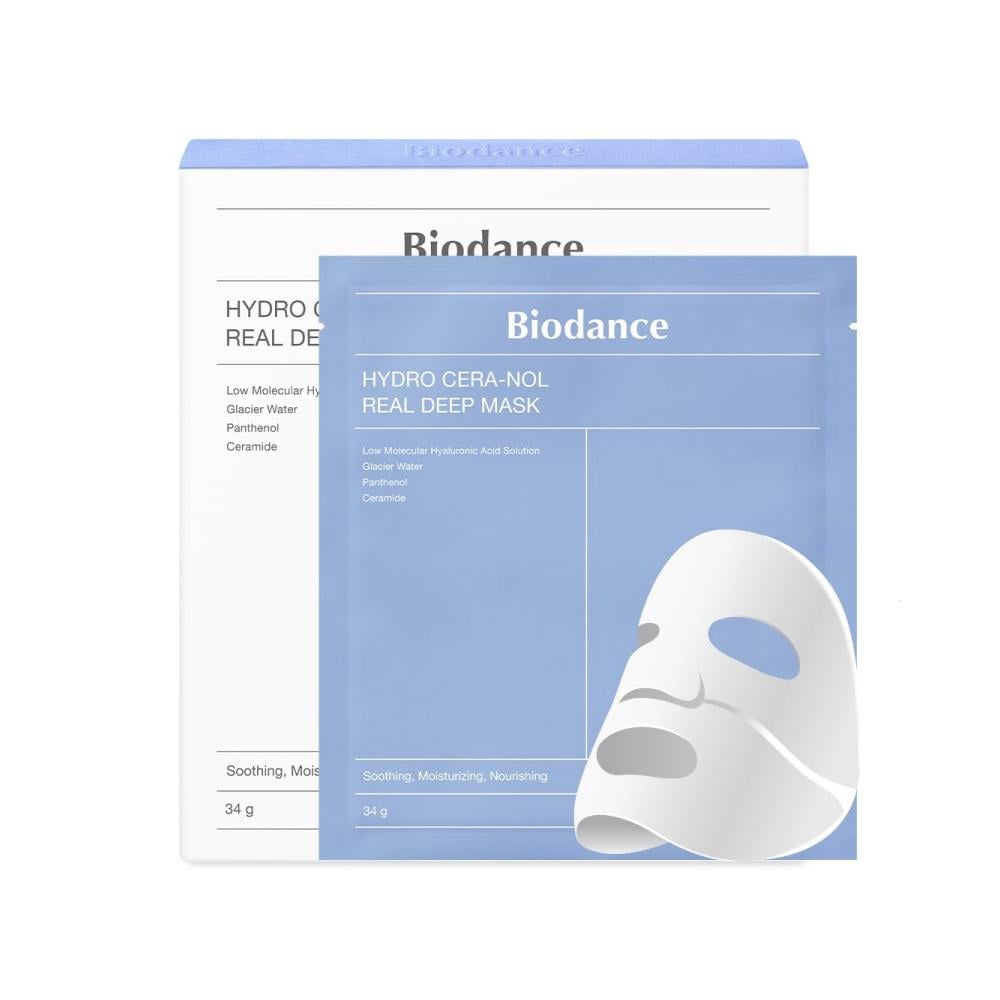 Маска ночная гидрогелевая для лица с керамидами Biodance Hydro Cera-Nol Real Deep Sheet Mask 4 шт. (BD0002) Маска ночная гидрогелевая для лица с керамидами Biodance Hydro Cera-Nol Real Deep Sheet Mask 4 шт. (BD0002)