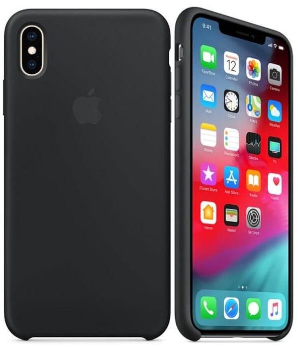 Чохол силіконовий оригінальний Silicone Case MRWE2ZM/A для Apple Iphone XS Max (6.5") Black