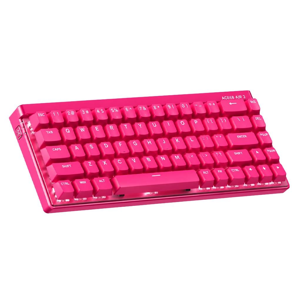Клавиатура игровая механическая MChose Ace 68 Air 2 магнитные переключатели Mount Tai GT Hall Effect RGB USB Berry Red