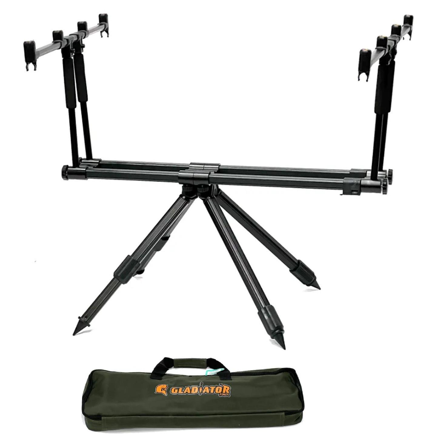 Род-под Gladiator RP188 GL8166 на 4 вудилища Чорний (28745846) - фото 13 Род-под Gladiator RP188 GL8166 на 4 вудилища Чорний (28745846) - фото 13