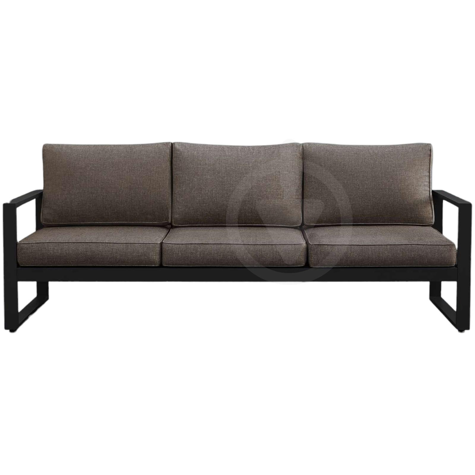 Диван металлический AVVS Бостон лофт с подлокотниками велюр 160 см Коричневый - фото 2 Диван металлический AVVS Бостон лофт с подлокотниками велюр 160 см Коричневый - фото 2