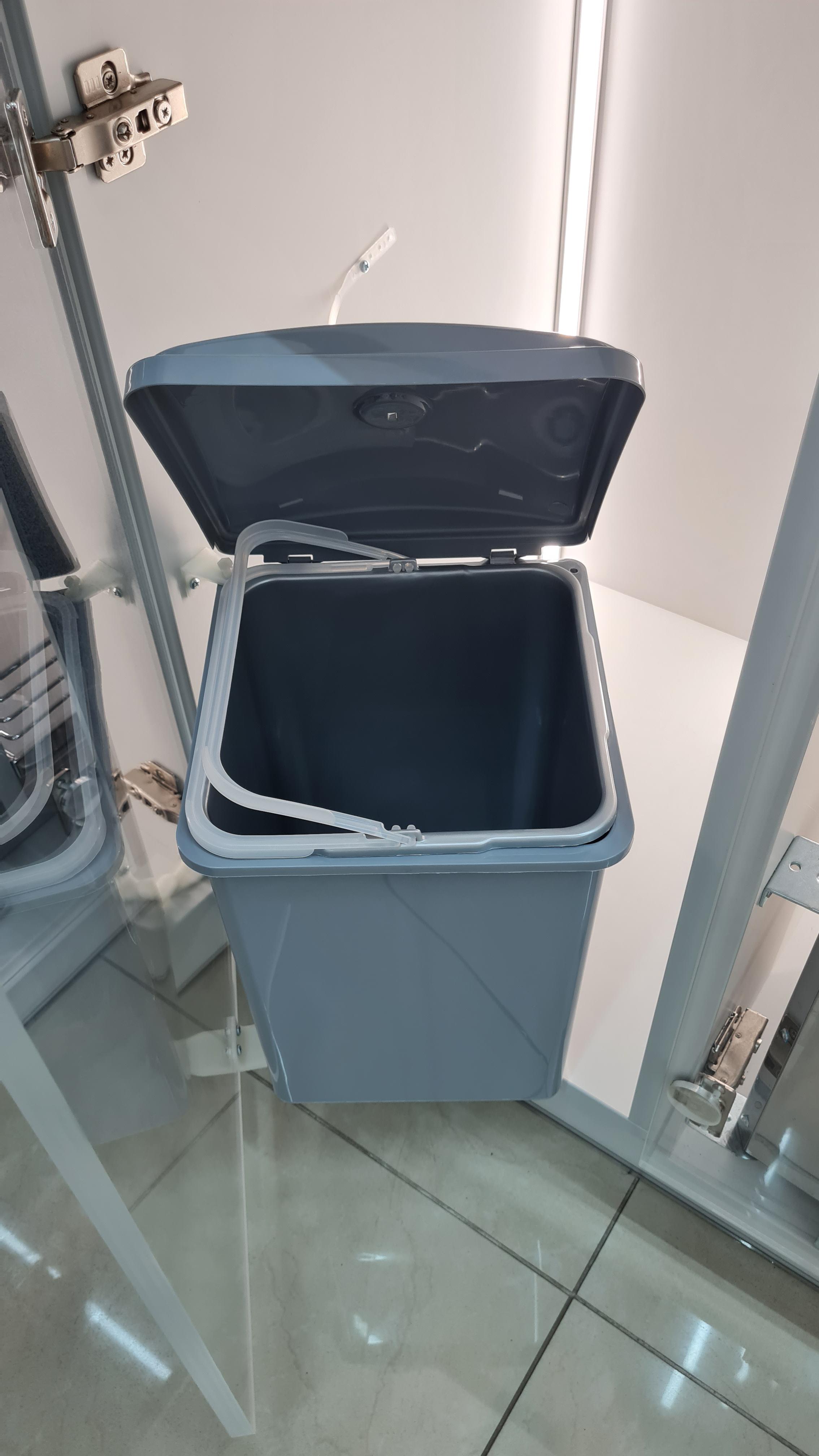 Мусорное ведро навесное Muller Leo 13 л - фото 4