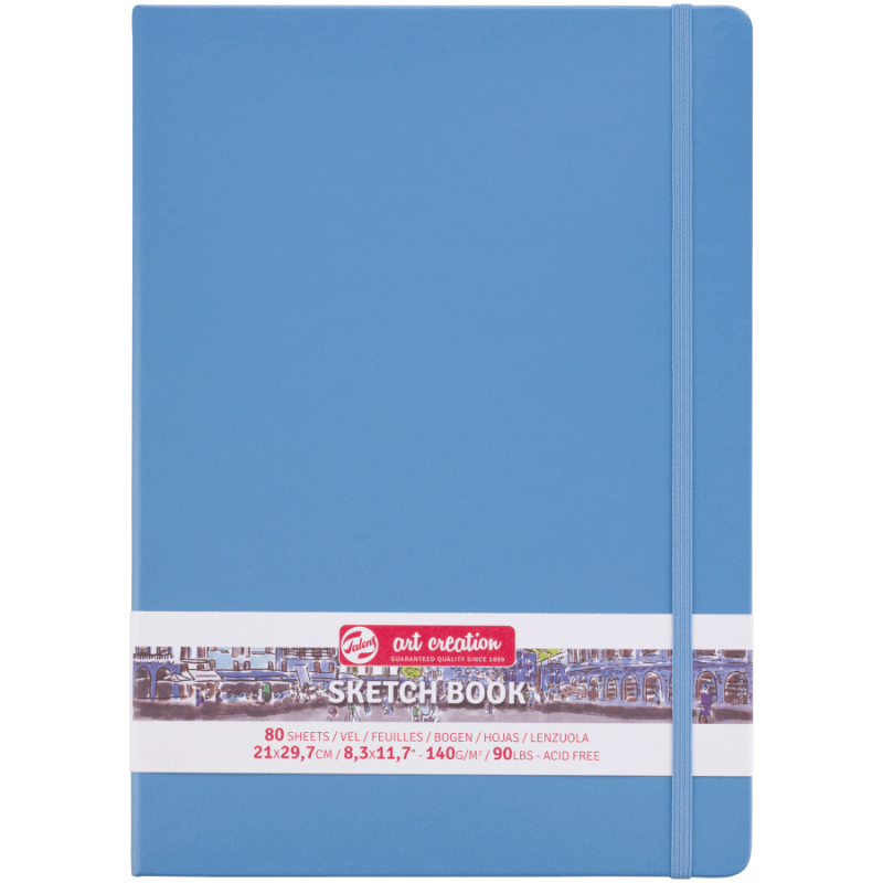 Альбом для графики Royal Talens Art Creation твердый переплет 140 г/кв. м 80 л. А4 Lake Blue (9314213M)