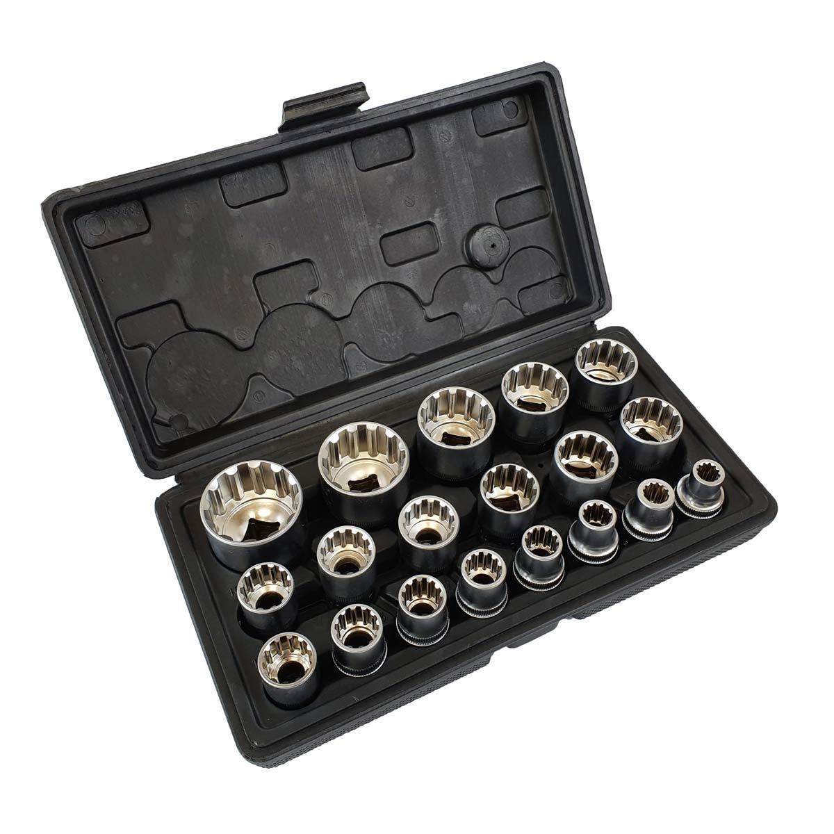 Головки Silver Spline 1/2" 8-32 мм 19 шт. (SK-019-02)