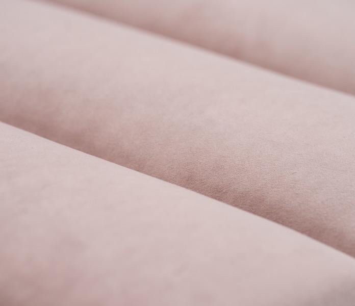 Стінова панель самоклеюча м'яка Soft Pan велюр 15x90х3,7 см матовий Пудровий (159002) - фото 4