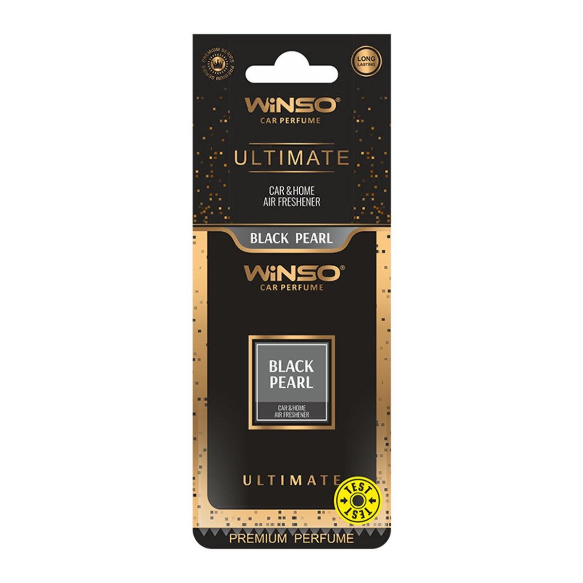 Ароматизатор для авто Winso Ultimate Card Black Pearl (7167)