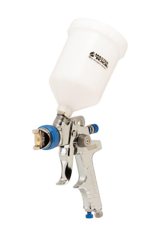 Фарбопульт пневматичний MasterTool HVLP AERO ВПЛБ 600 мл Ø 1,4 мм круглий/плоский факел 170-260 л/хв 3-4 бар (80-8904)