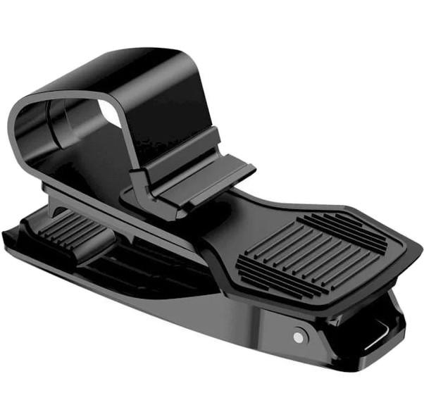 Держатель для телефона в авто BASEUS Mouth Car Mount на зажиме Black (011325) - фото 2