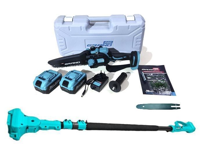 Електропила акумуляторна ланцюгова Grand АПЦ-8М/3-2 з подовжувачем VS'2500 (29687967) Електропила акумуляторна ланцюгова Grand АПЦ-8М/3-2 з подовжувачем VS'2500 (29687967)