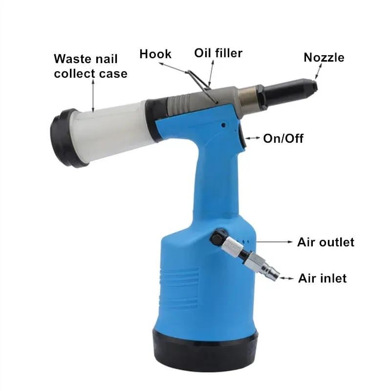 Заклепочник вытяжной пневматический под потайную заклепку C864 - фото 2 Заклепочник вытяжной пневматический под потайную заклепку C864 - фото 2