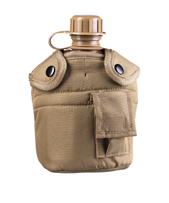 Фляга Mil-Tec с алюминиевой чашкой 900 мл Койот (14506005-900)