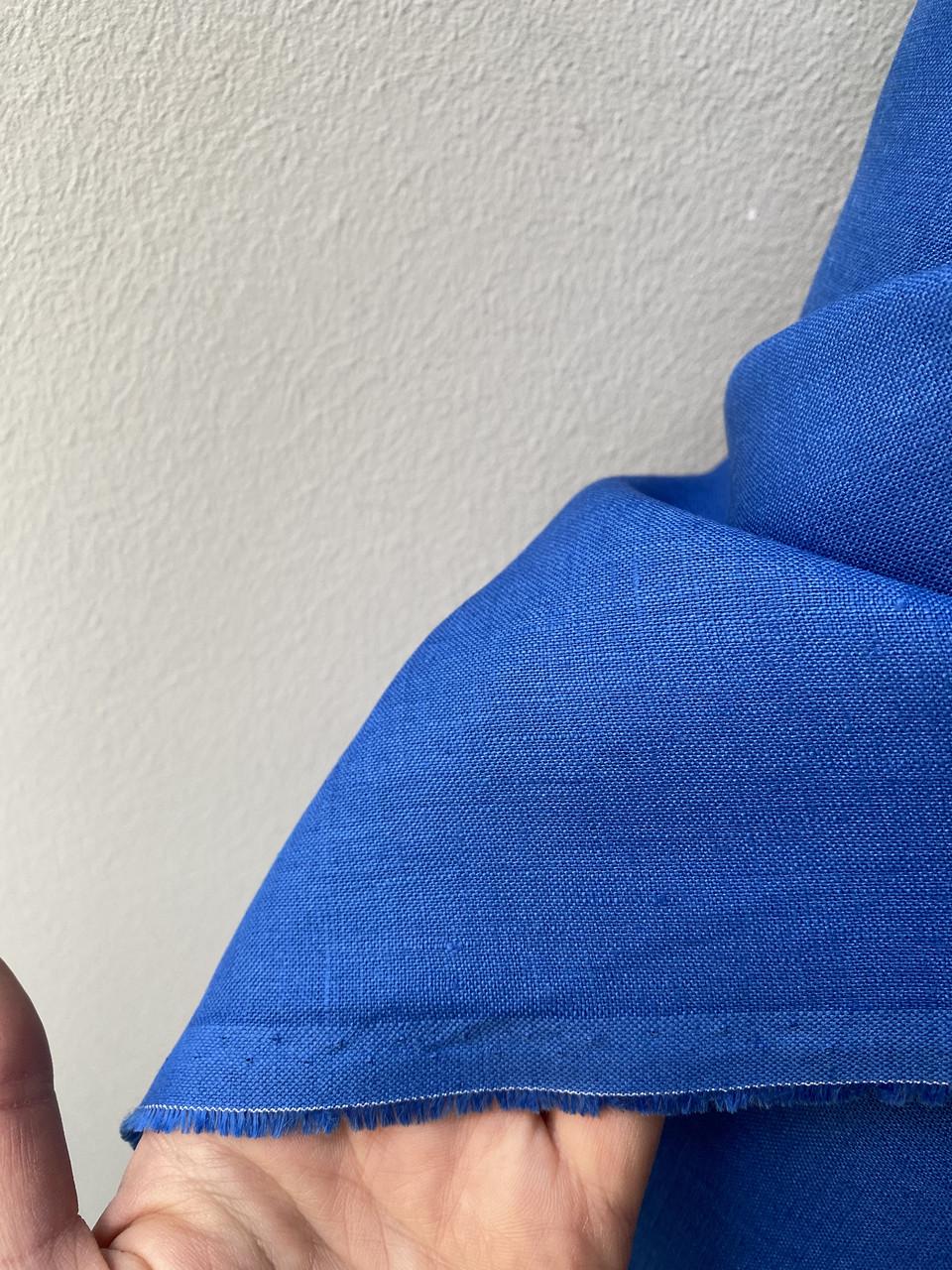 Тканина Linen Plus платтєва лляна Електрик 1318 - фото 3