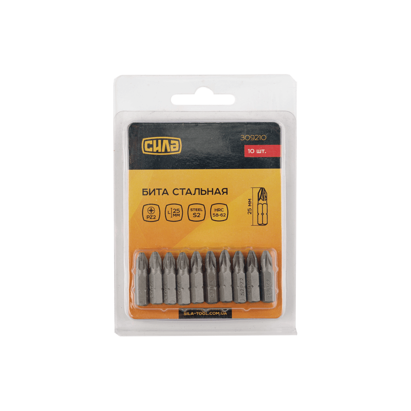 Бита Сила РZ1x25 мм 10 шт. (309208)
