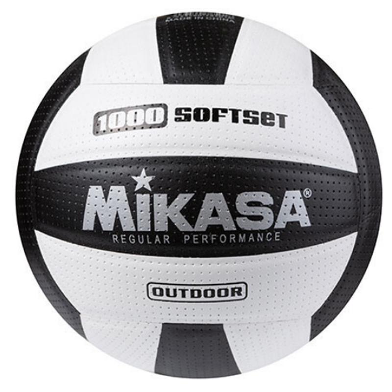 Мяч волейбольный тренировочный Mikasa Softtouch 1000 NE-V-M30BK Черно-белый