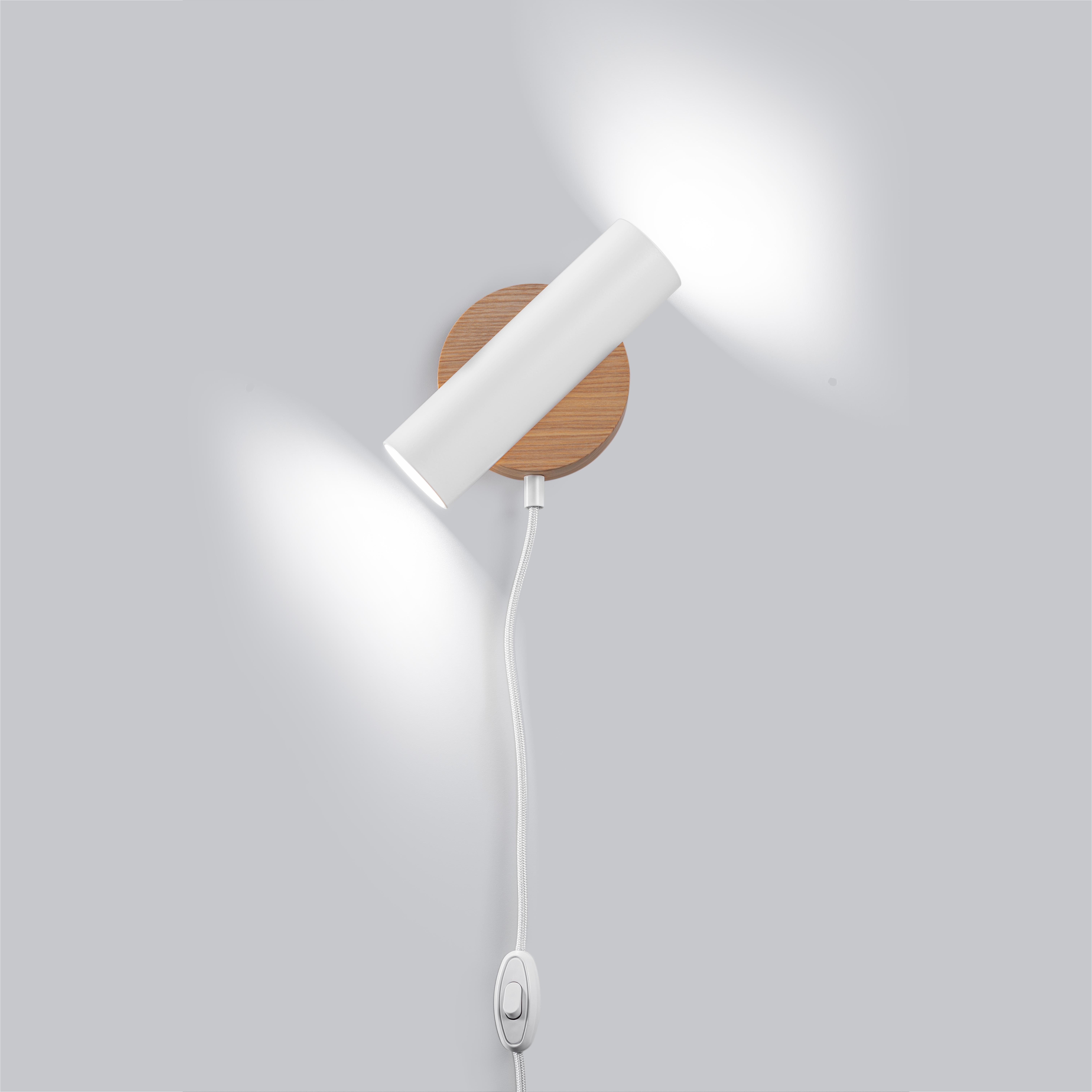 Бра в стиле лофт Gaff Design Белый (BRA3) - фото 2 Бра в стиле лофт Gaff Design Белый (BRA3) - фото 2