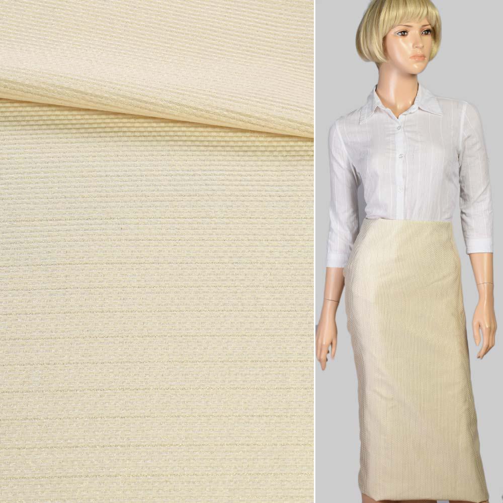 Ткань жаккард ширина 165 см Бежевый (11849.002) - фото 2 Ткань жаккард ширина 165 см Бежевый (11849.002) - фото 2