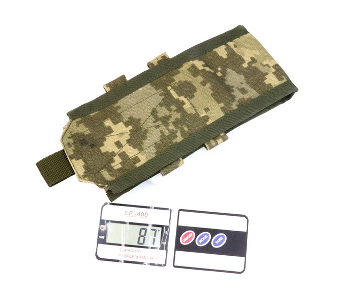 Підсумок під 2 магазини Cordura на пояс АК з клапаном Піксель - фото 7