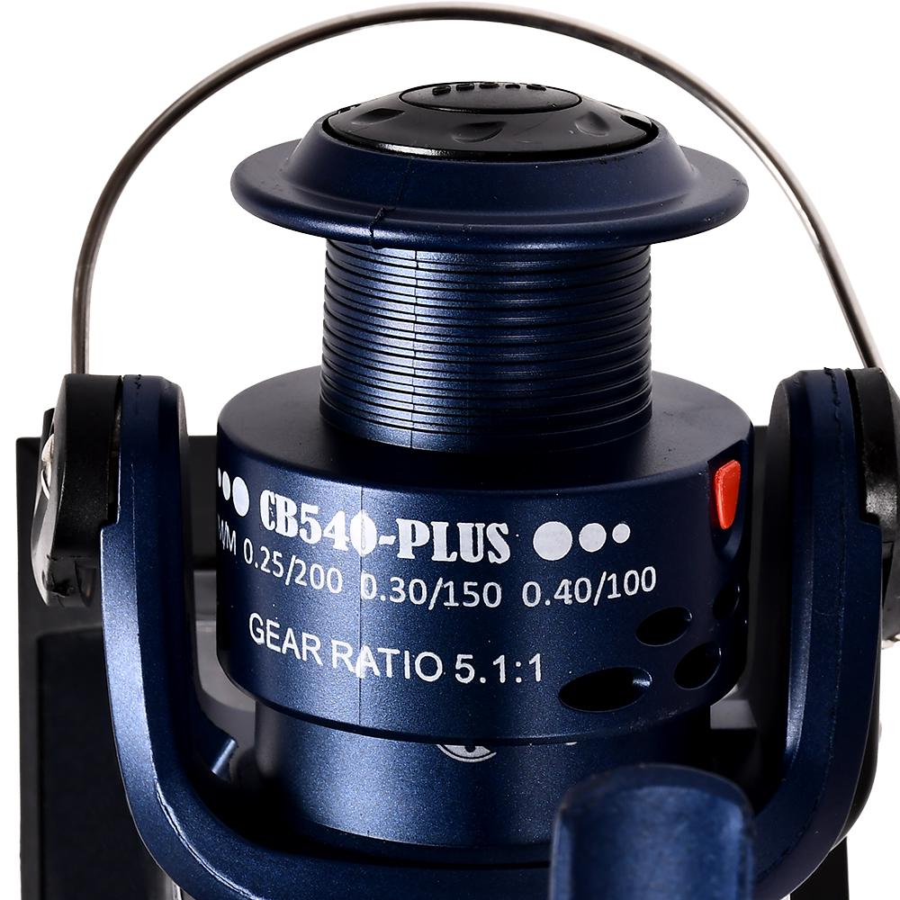 Котушка риболовна Sams Fish Cobra Plus 4000 5bb пластикова шпуля Blue (CB540-Plus) - фото 4