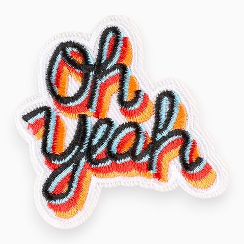 Термоаппликация Oh yeah вышитая 6х5,5 см 1 шт. Разноцветный (АК6055б52)