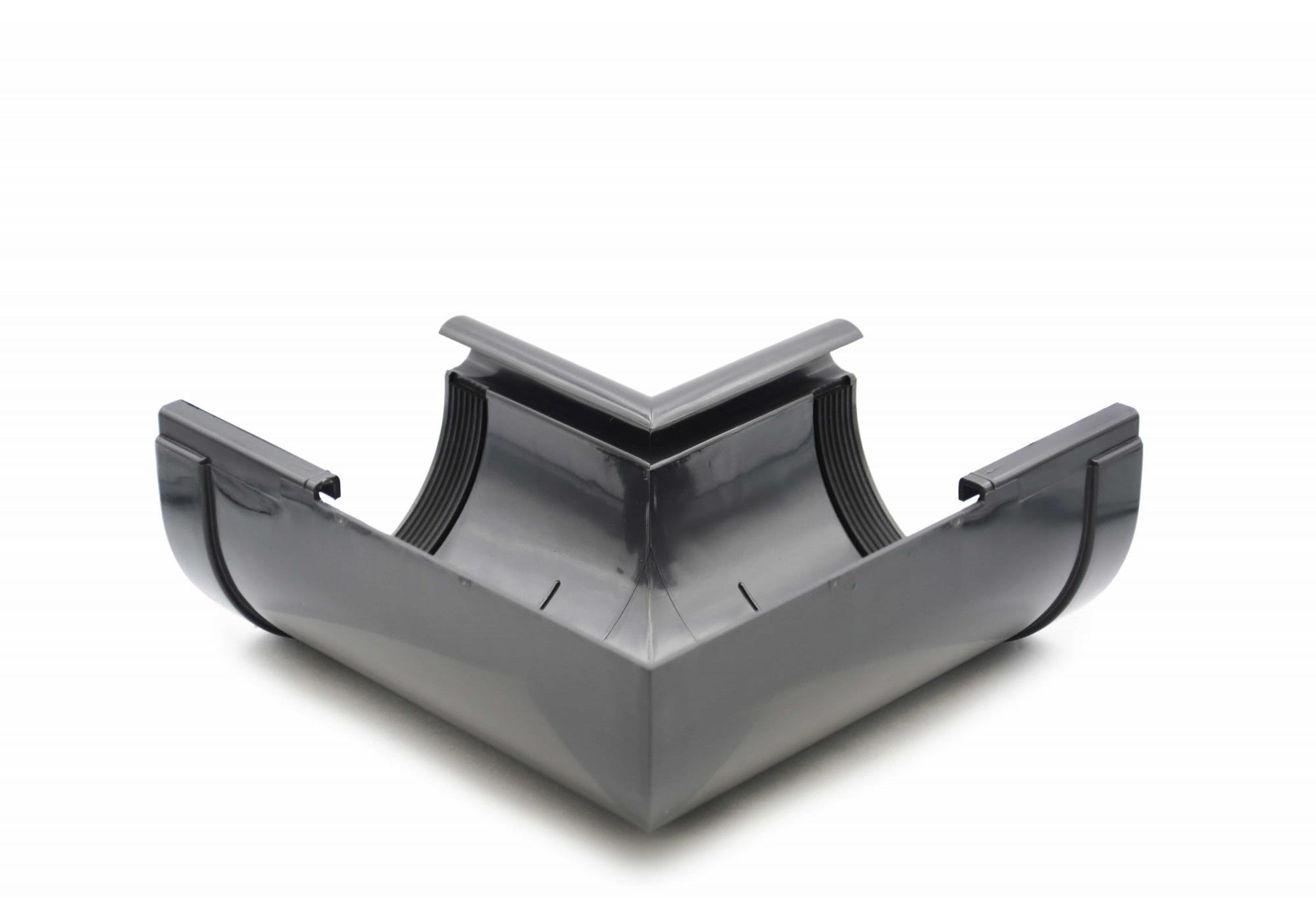 Угол желоба внутренний RAINWAY 90 система 90° Графитовый