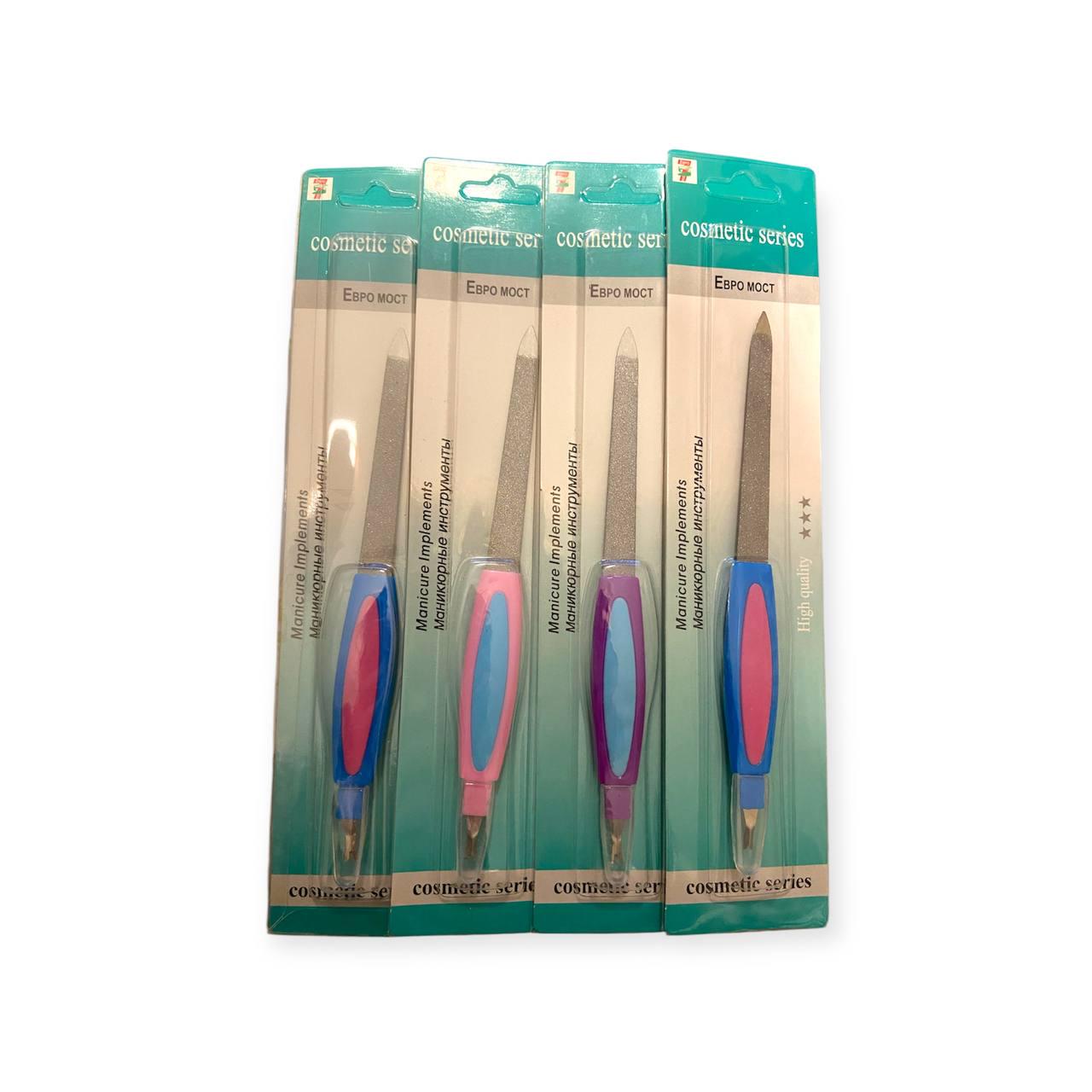 Набор пилочек для ногтей ЕвроМост металическая 6 шт. 17 см