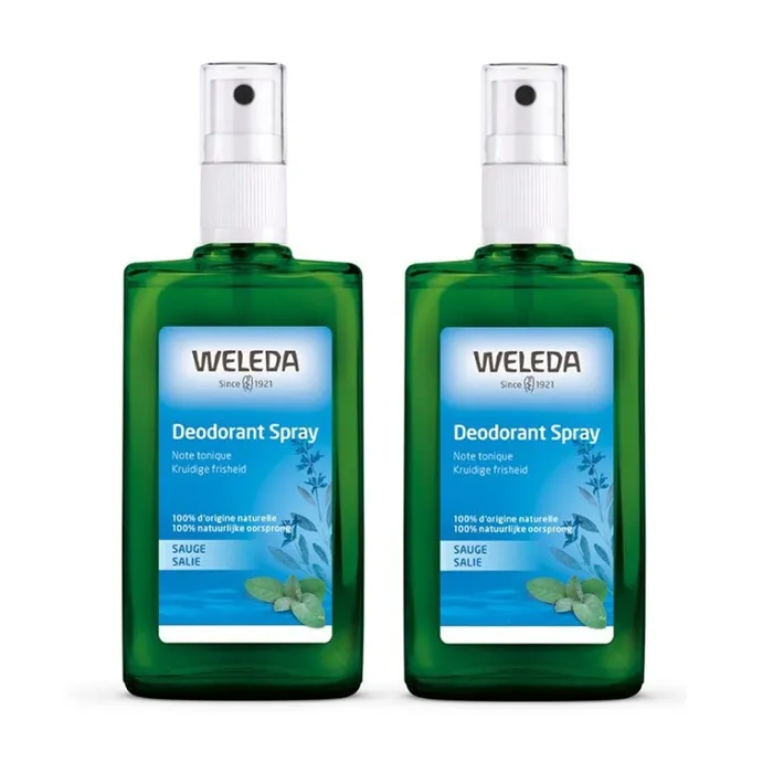 Набор дезодорант-спрей Weleda a la Sauge с шалфеем 2 шт./100 мл (26240606)