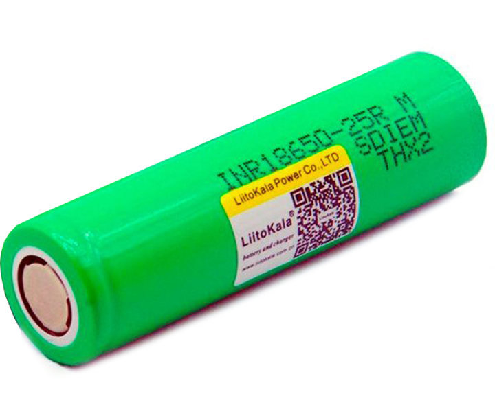 Аккумулятор LiitoKala Lii-25R 2500 mah 18650 Зеленый Аккумулятор LiitoKala Lii-25R 2500 mah 18650 Зеленый