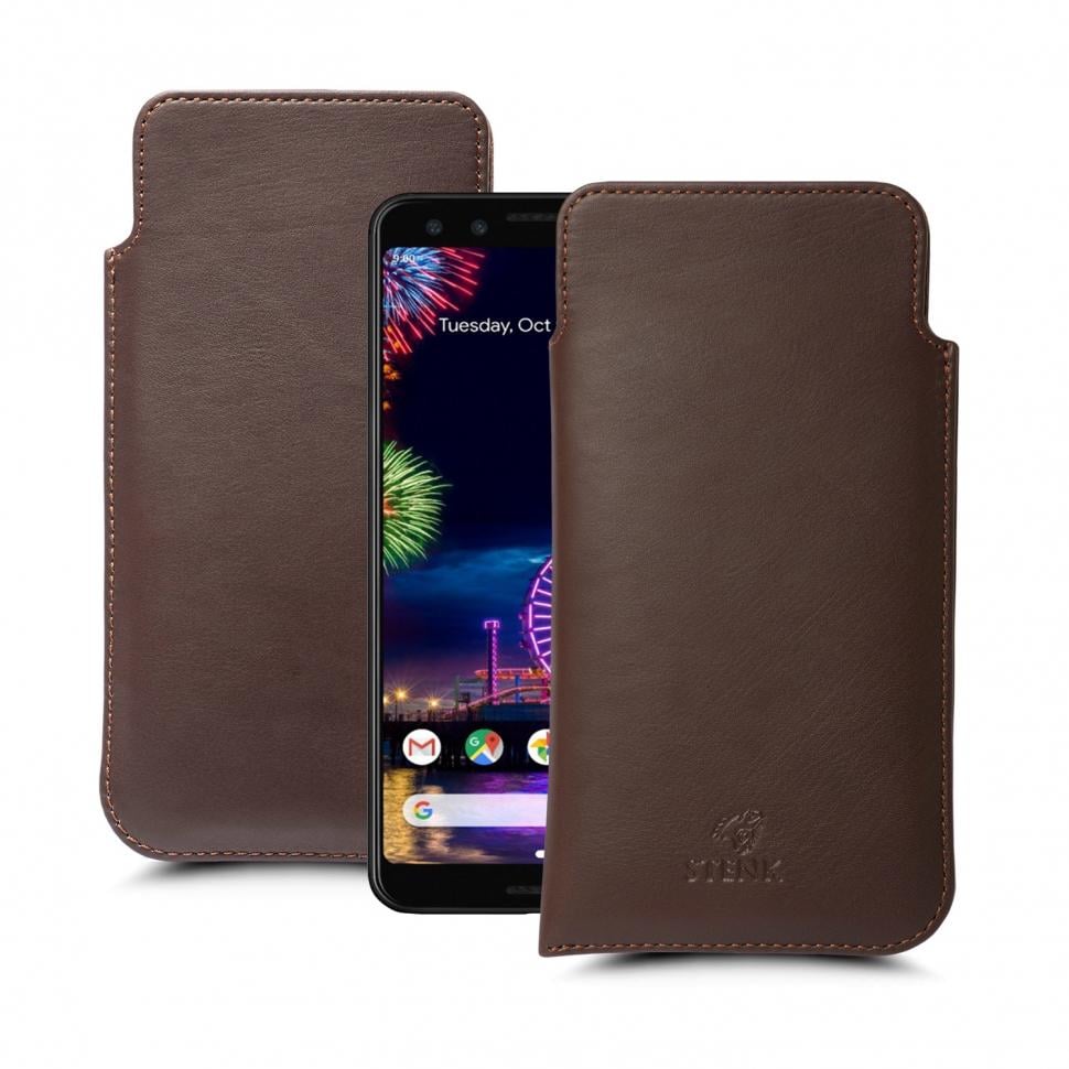Футляр Stenk Elegance для Google Pixel 3 Коричневый (63024)