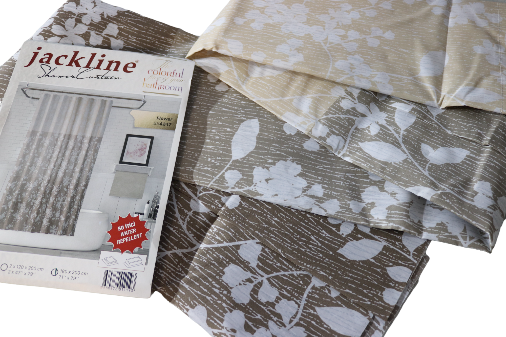 Штора для ванной Tropik Flower 180x200 см (25456783) - фото 3 Штора для ванной Tropik Flower 180x200 см (25456783) - фото 3