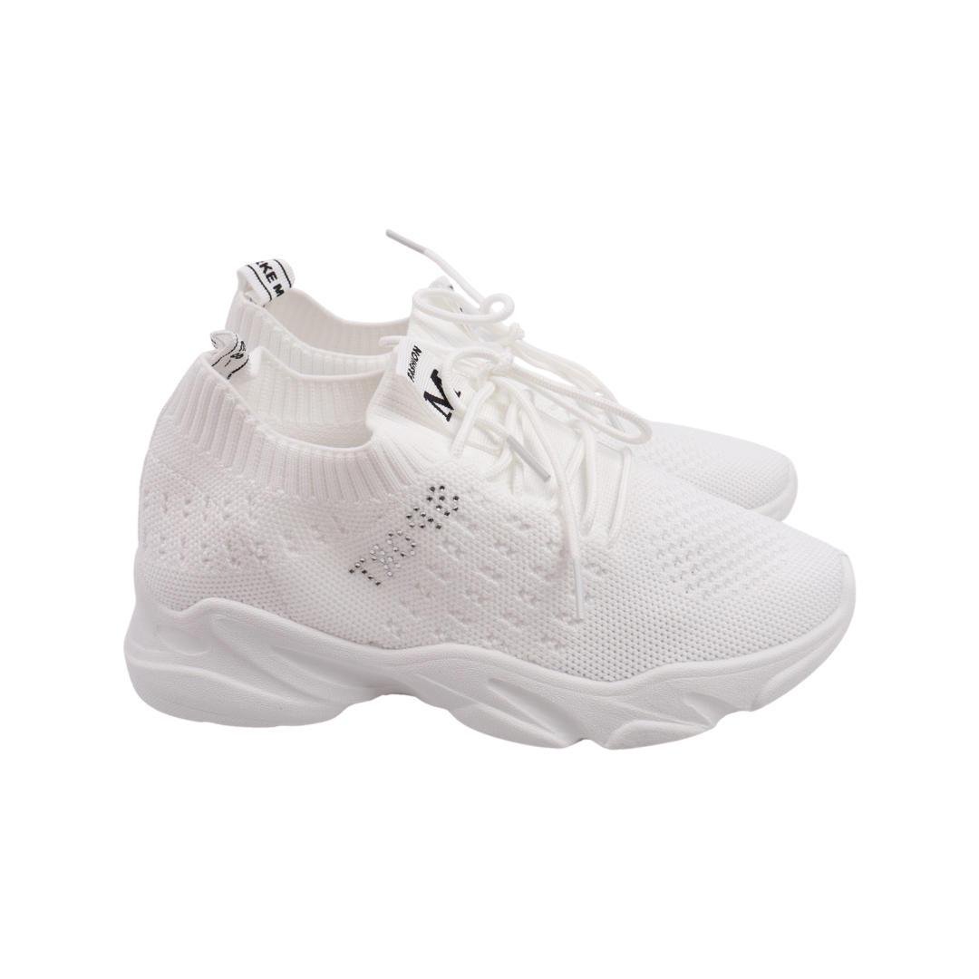 Кроссовки женские Li Fexpert из текстиля р. 41 Белый (947-22LK)