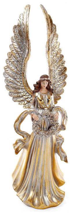 Декоративная фигура Ангел с венком 20х17,3х59,9 см (BD-837-205)
