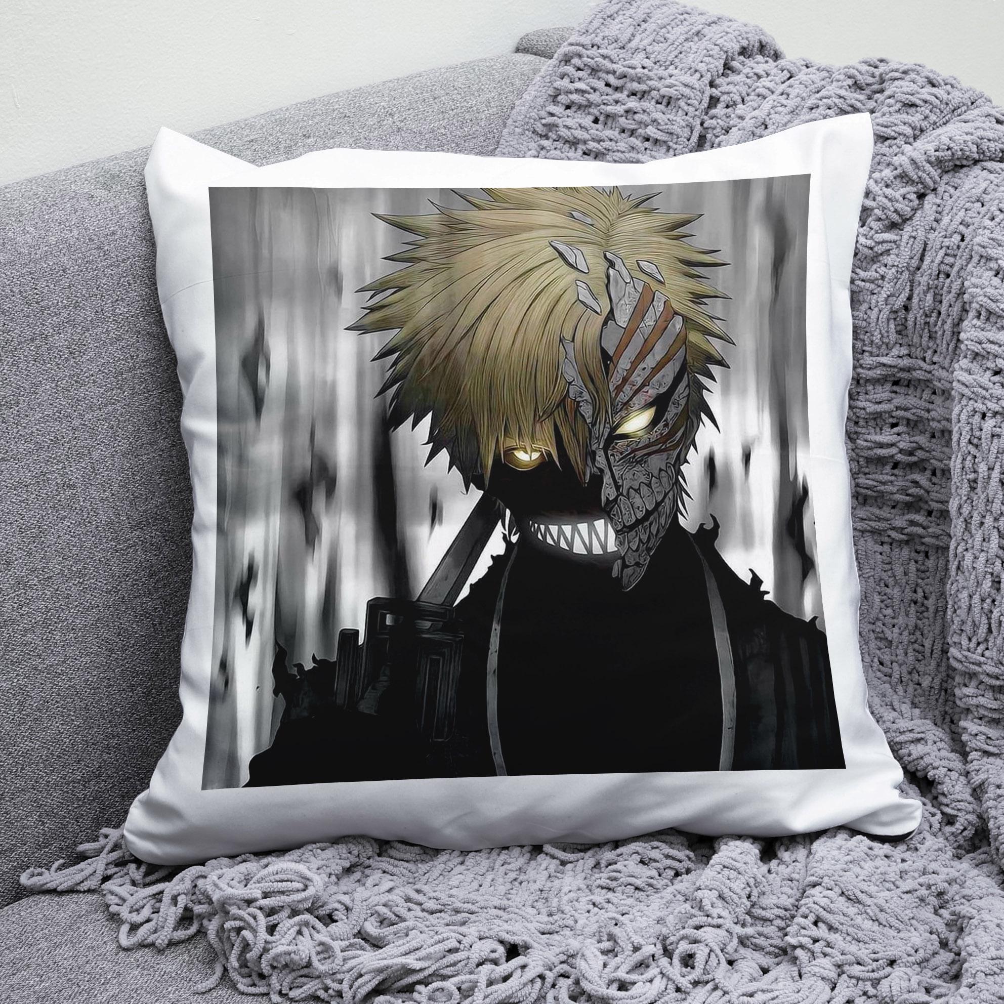 Плюшевая подушка квадрат с принтом Bleach