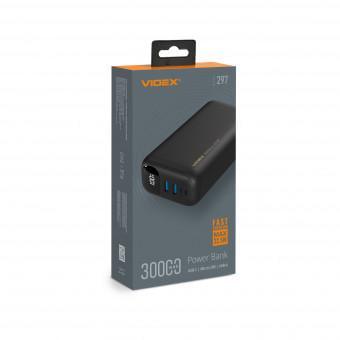 Павербанк VIDEX VPB-297 22.5W QC+PD Black 30000mAh