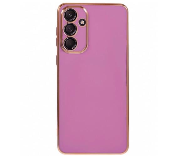 Чехол накладка Silicone Adds 6D для Samsung Galaxy M55 Фиолетовый